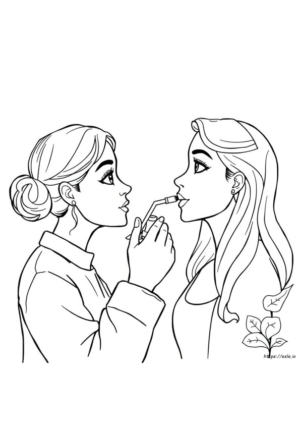 Maquiagem Para Colorir