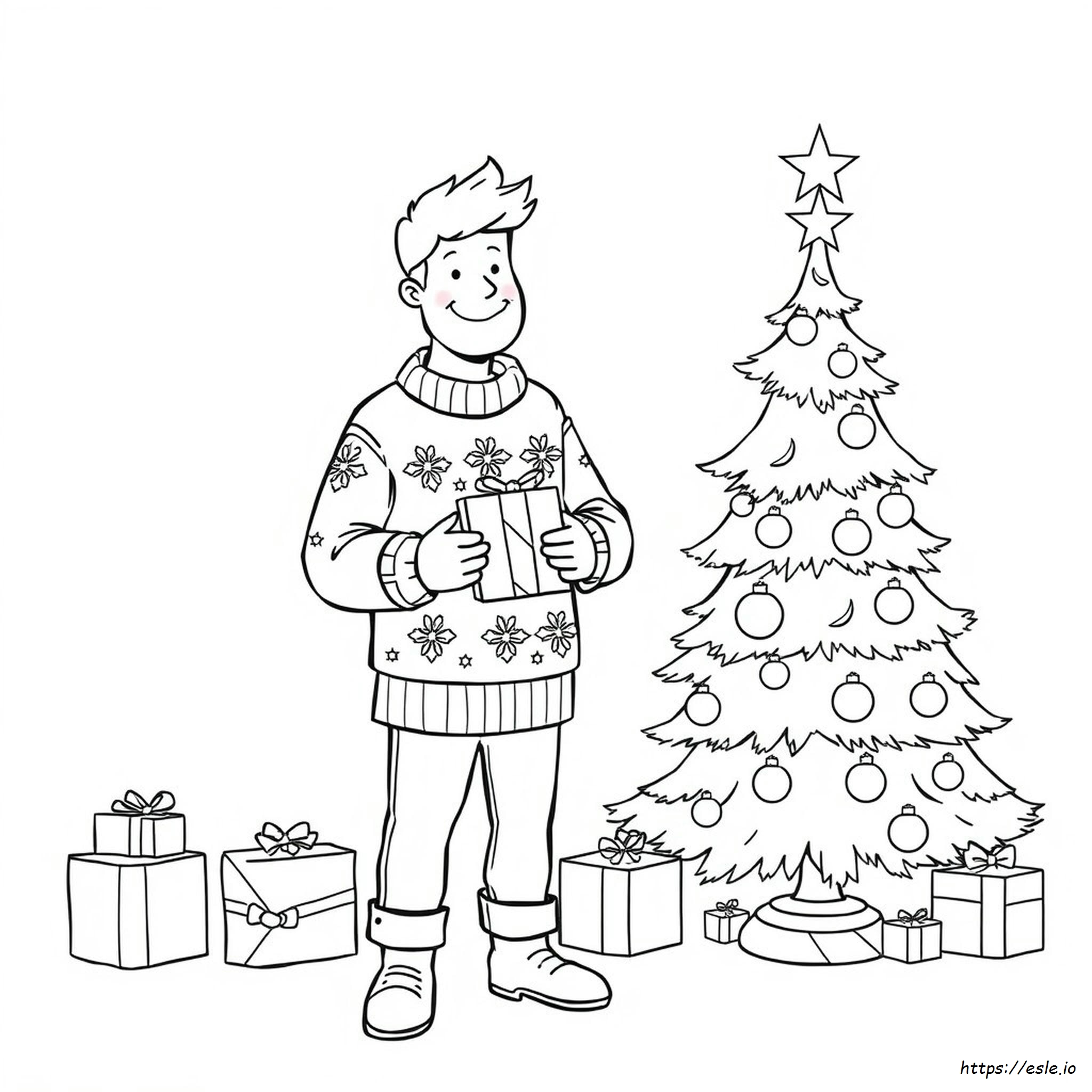 Cute Adult Christmas Coloring Pages