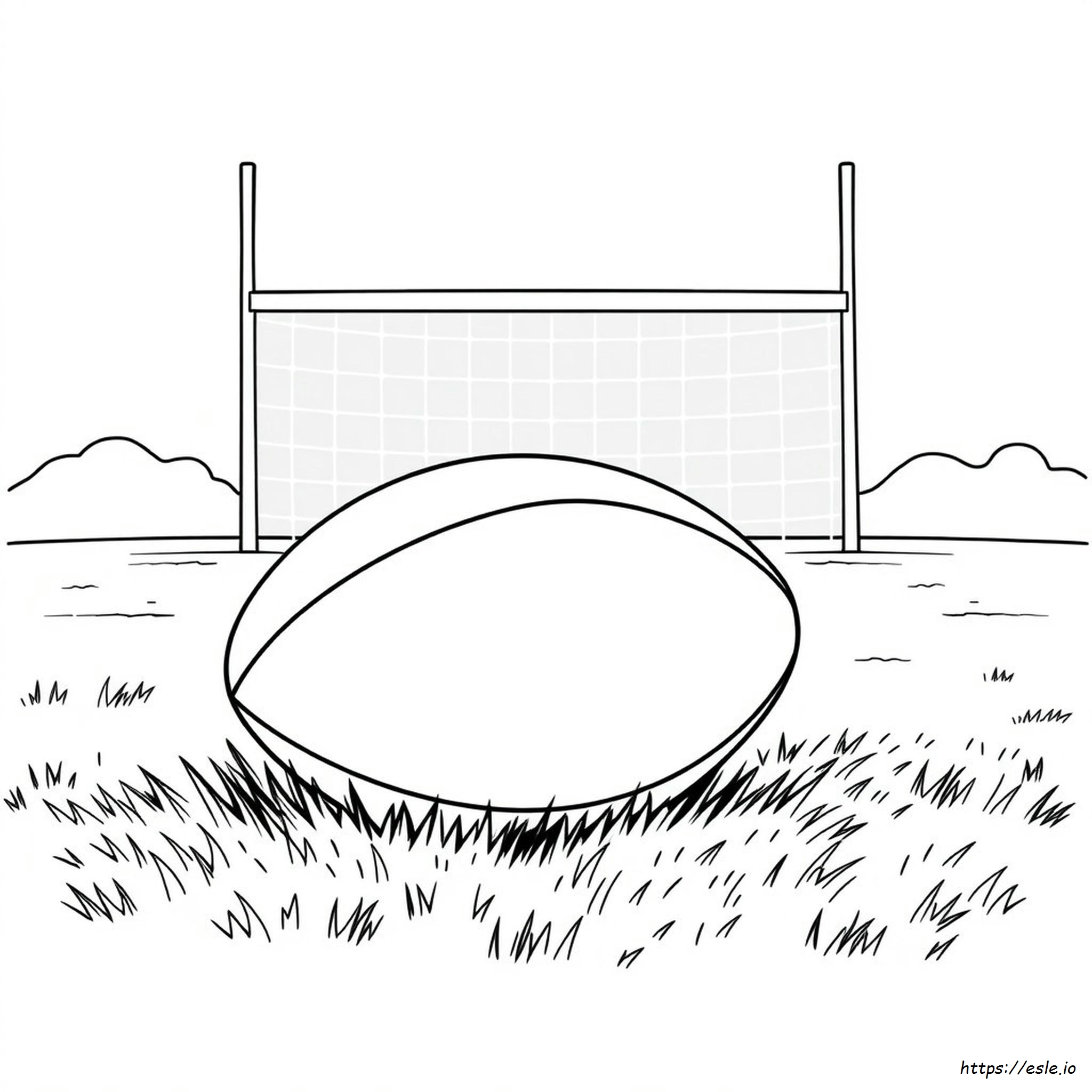 Pallone Da Rugby Da Colorare