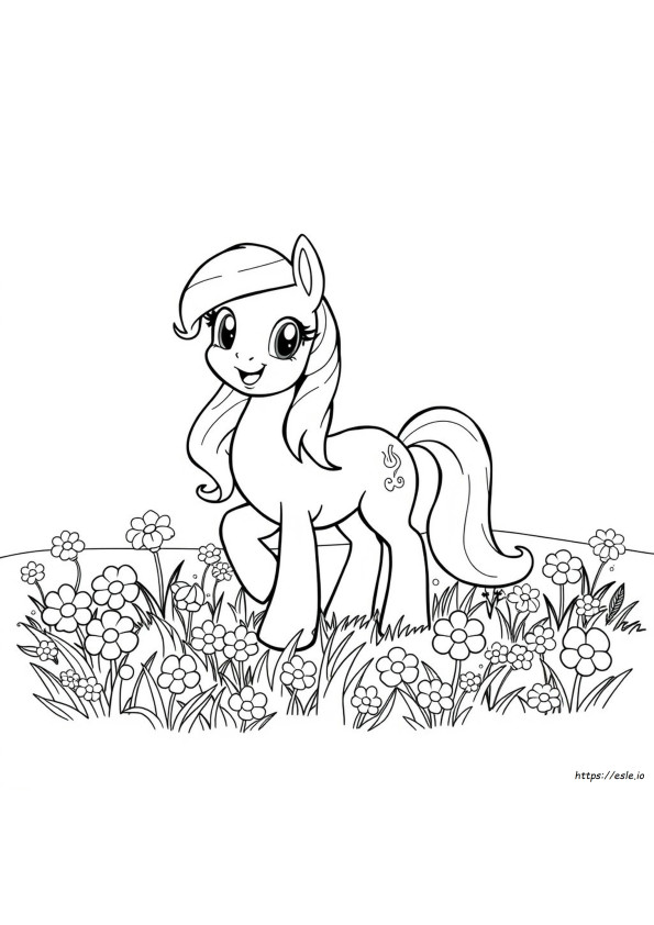 Midilli Boyama Sayfaları My Little Pony Boyama Için