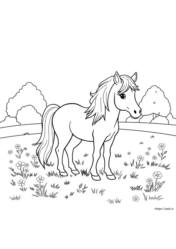 Dibujos De Cola De Caballo Para Colorear