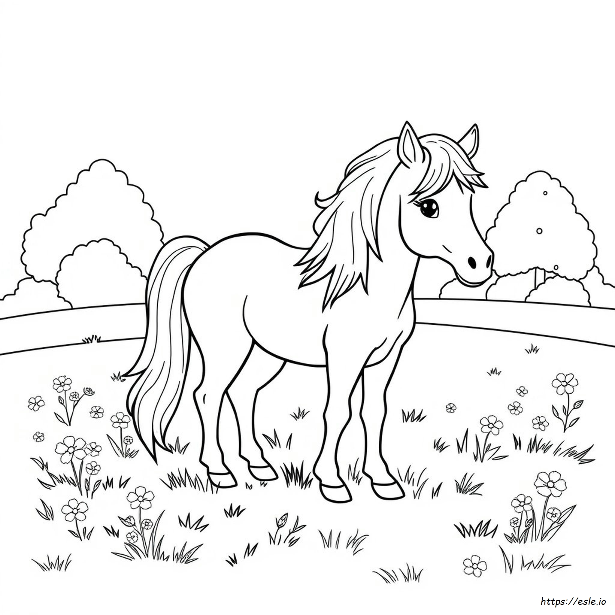 Dibujos De Cola De Caballo Para Colorear