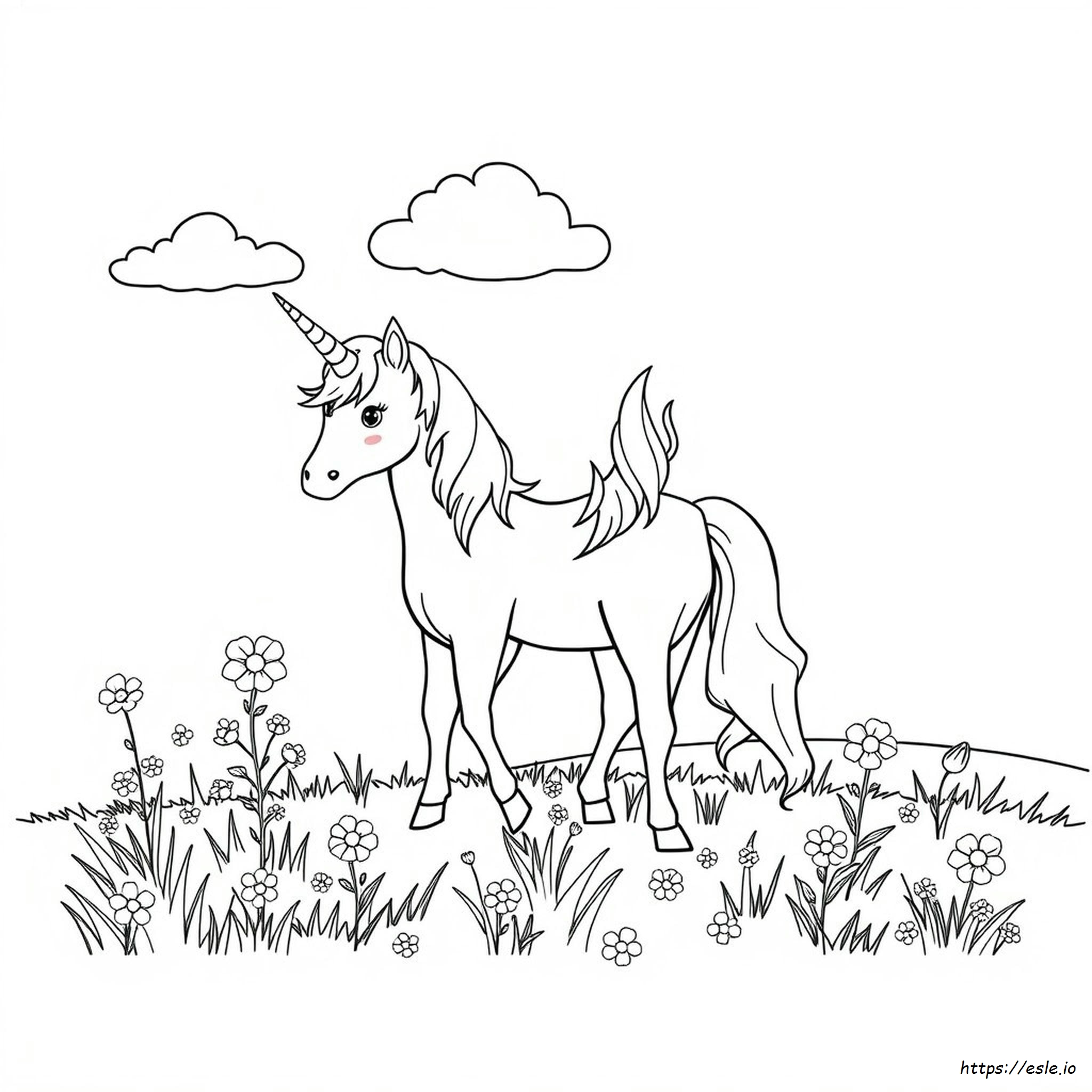 Immagine Unicorno Da Colorare