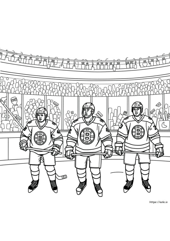 Boston Bruins Kolorowanki