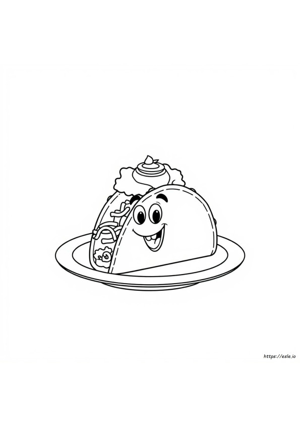 Taco Da Colorare