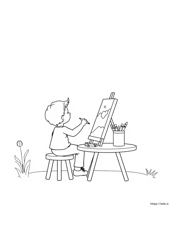 塗り絵の下書き