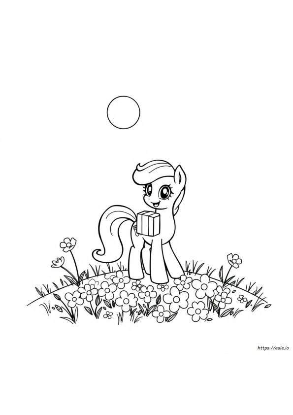 Kolorowanka My Little Pony Szczęśliwe Urodziny