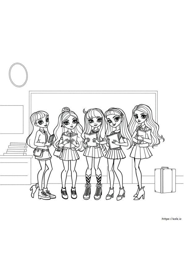 Monster High Coloring Pictures