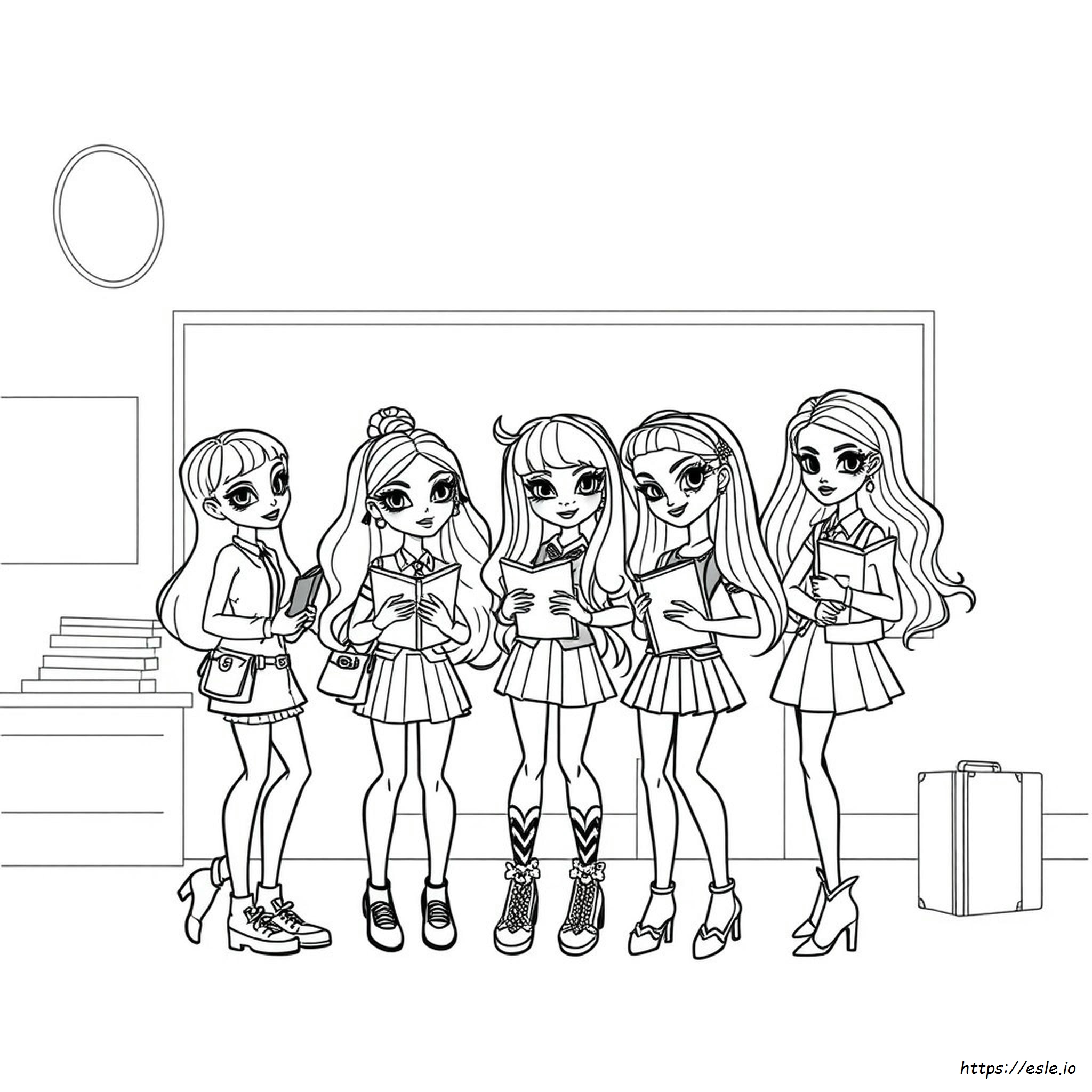 Monster High Coloring Pictures