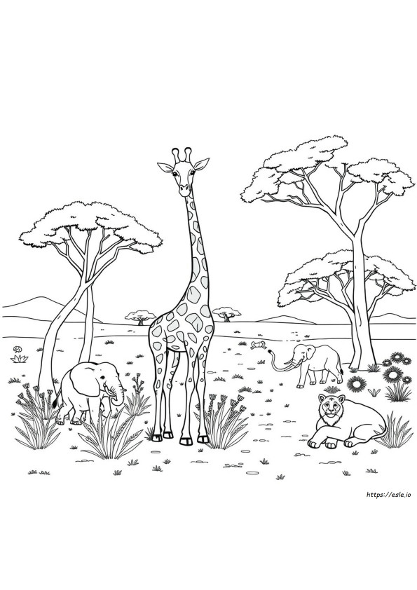 Coloriages Africains