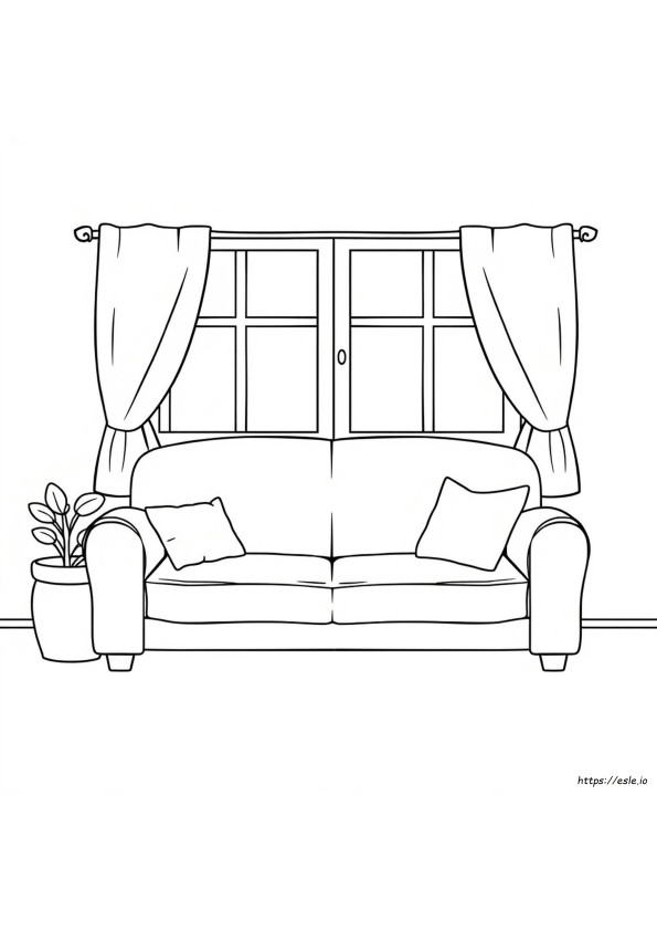 Furniture Colouring Pages
