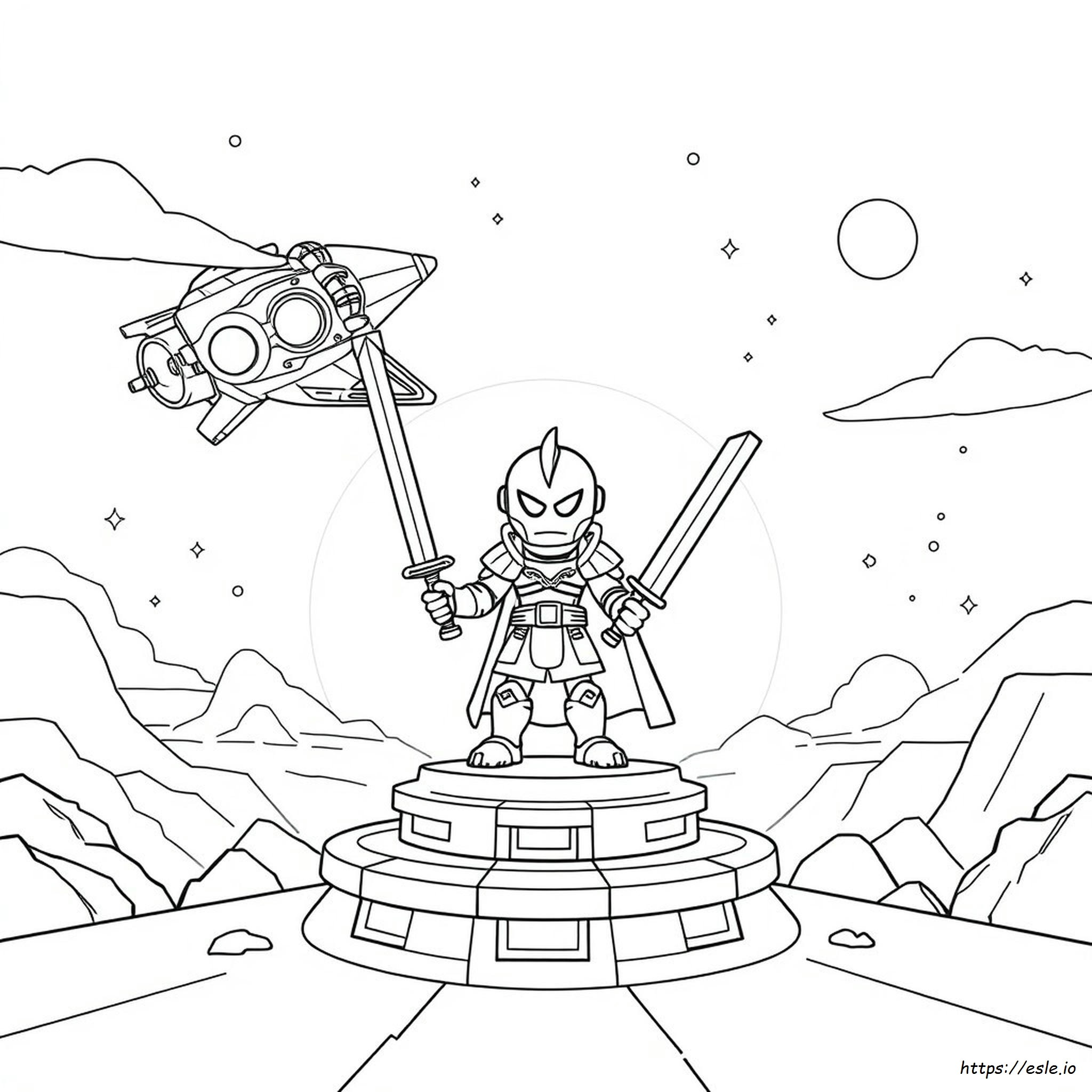 Brawl Stars Cordelius Coloring Pages