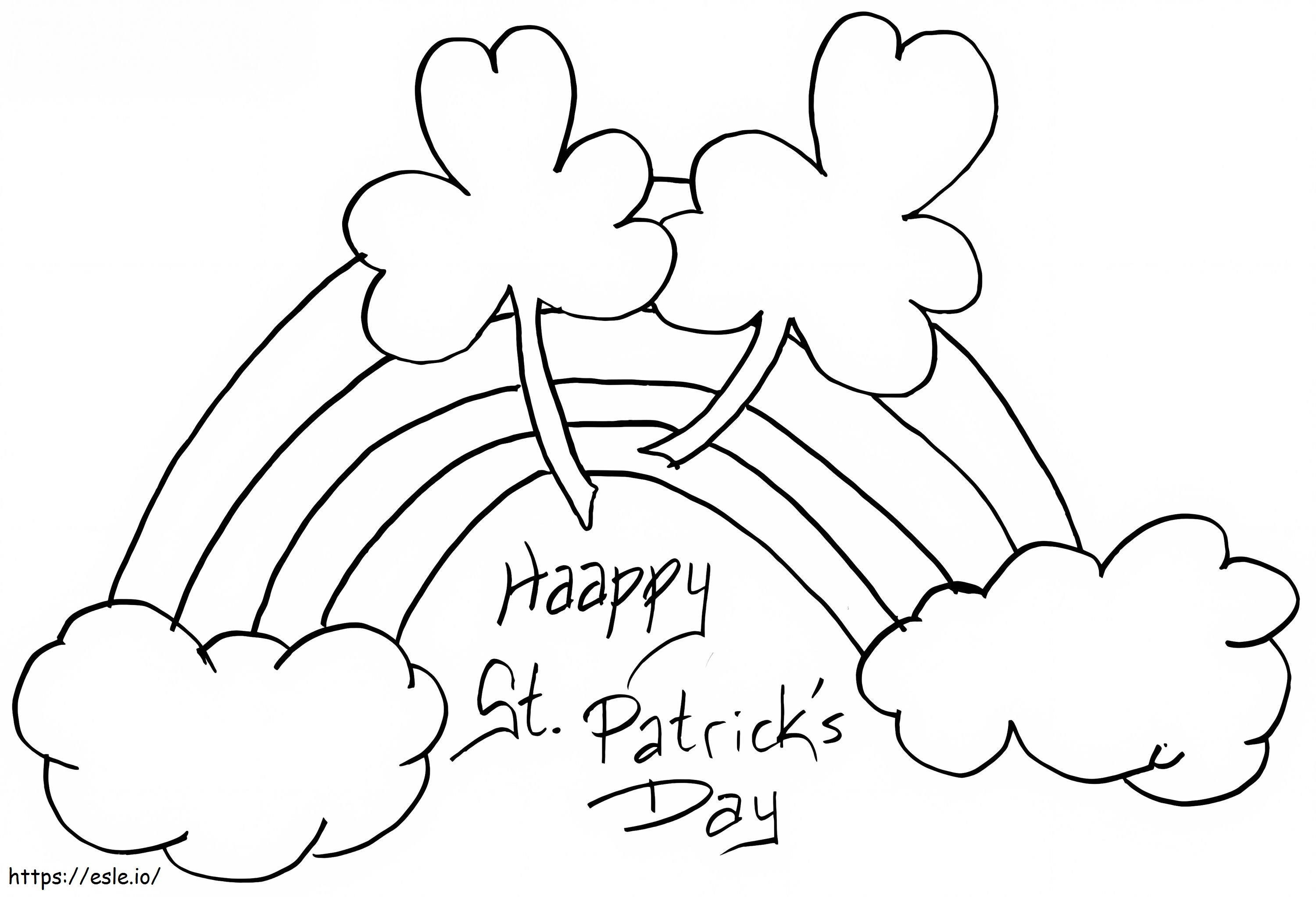 Happy St. Patricks Day To Print coloring page