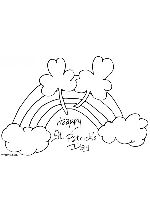 Happy St. Patricks Day To Print coloring page