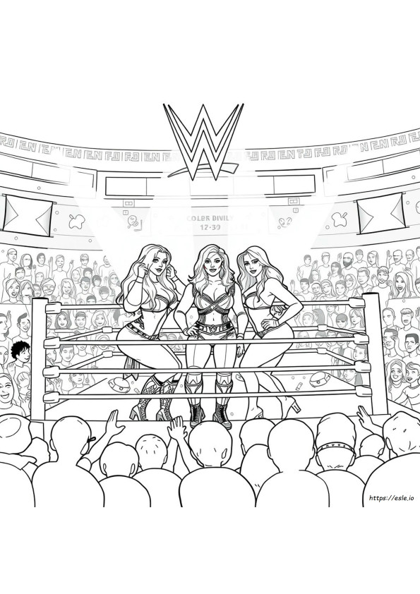 Kolorowanki Wwe Divy