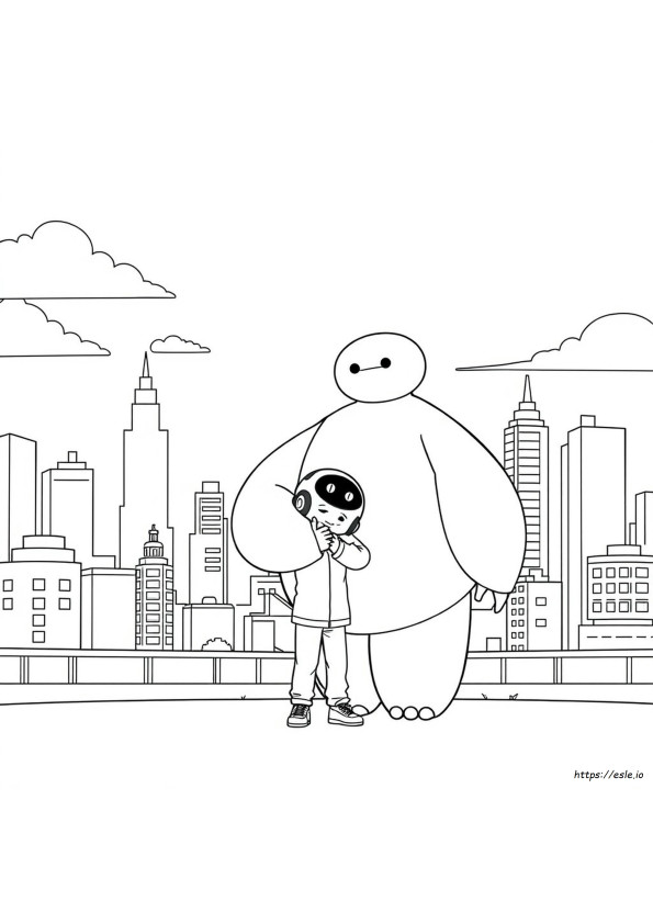 Big Hero 6 Kleurplaten