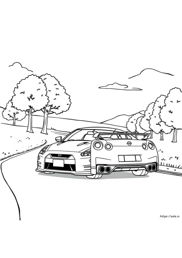 Nissan Skyline Színező