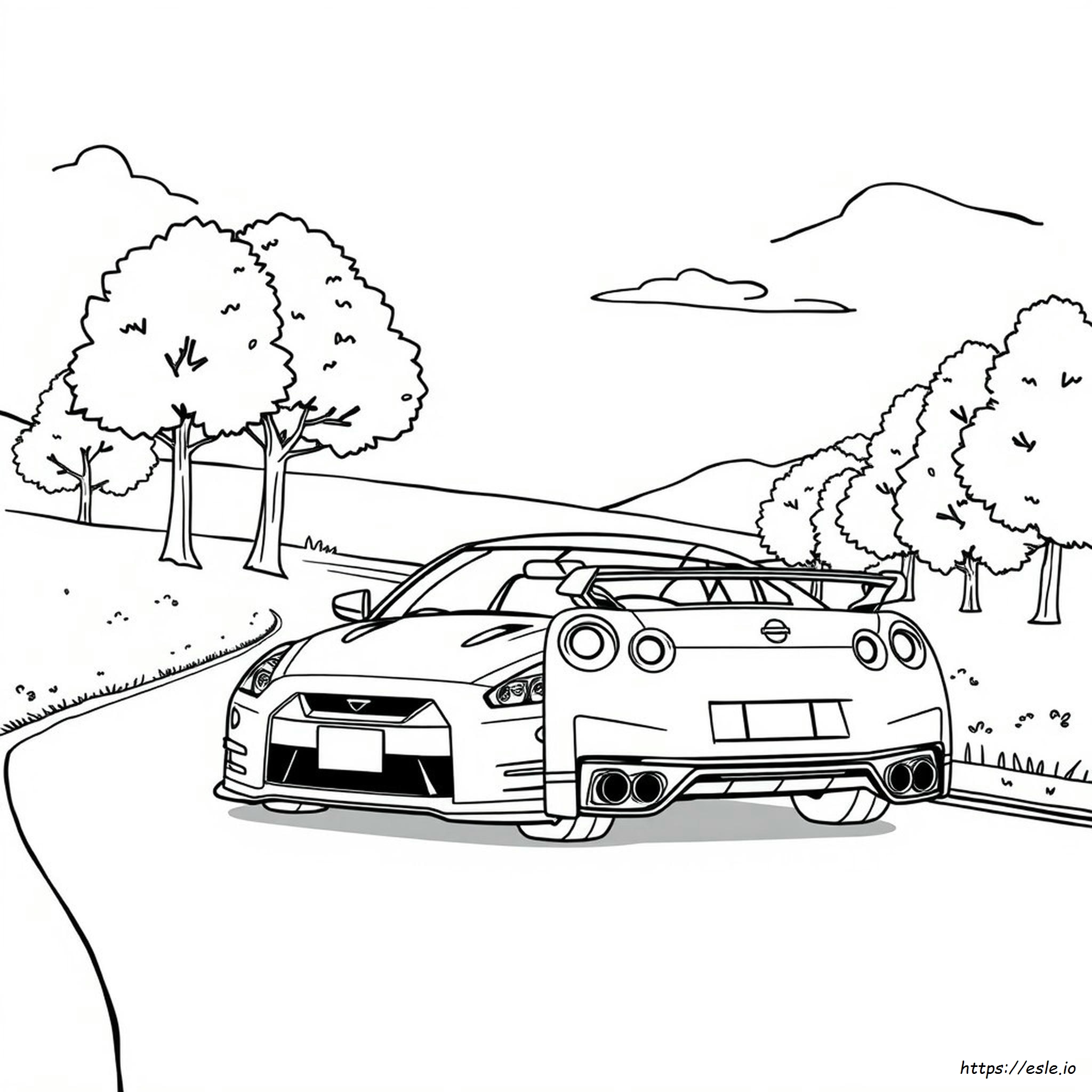 Nissan Skyline Da Colorare