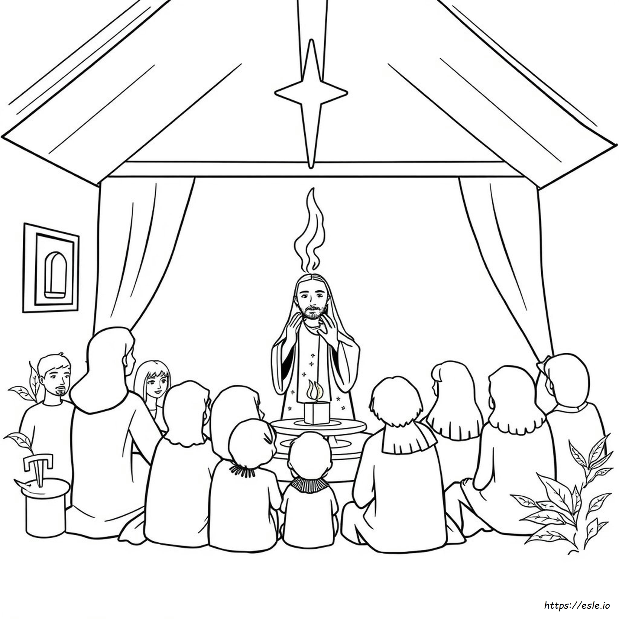 Gift Of The Holy Ghost Coloring Page