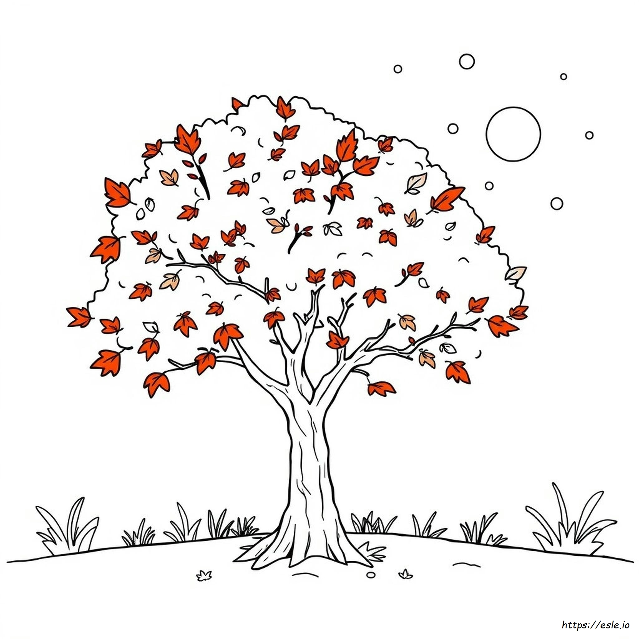 Fall Coloring Pages To Print Out