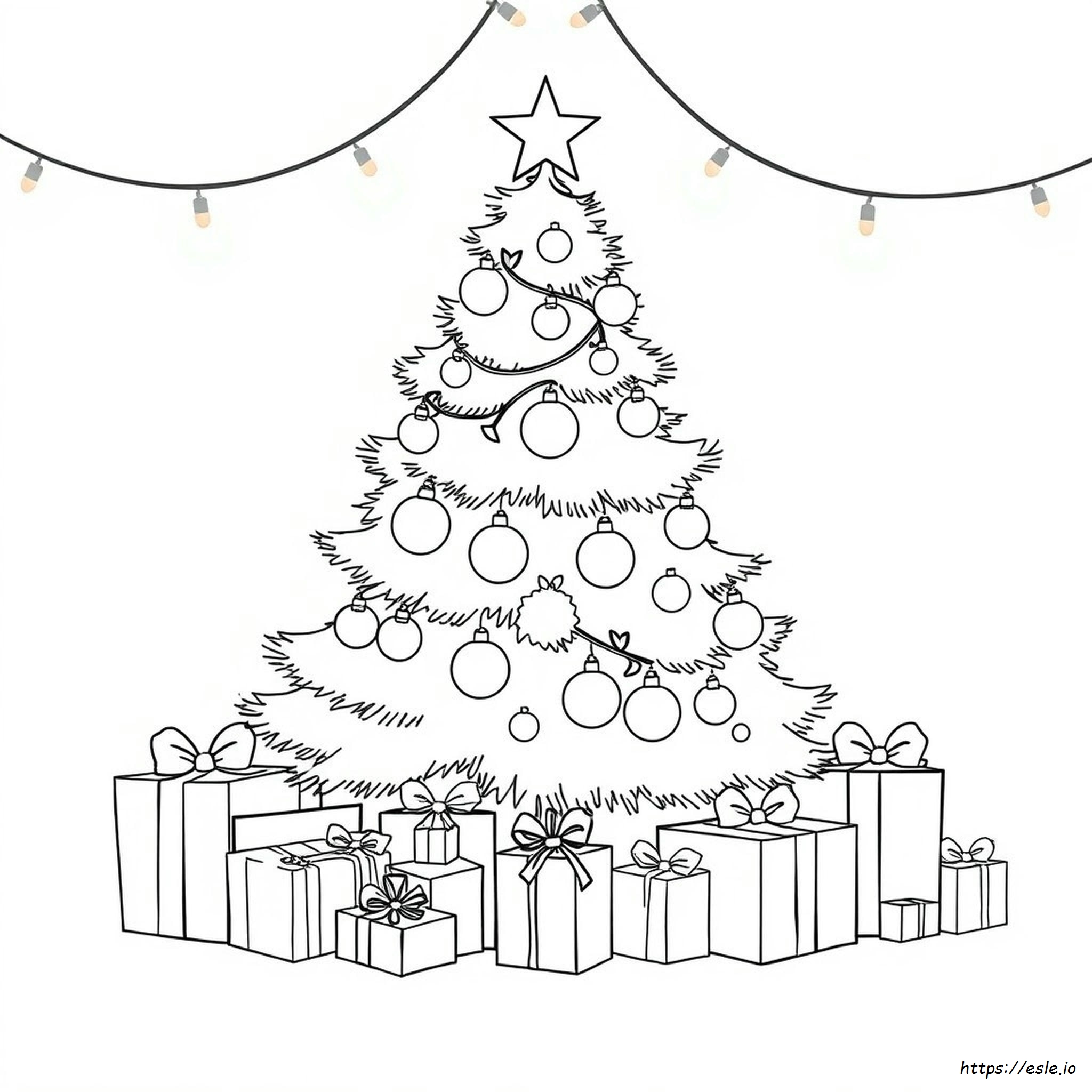 Christmas Present Printable Coloring Pages