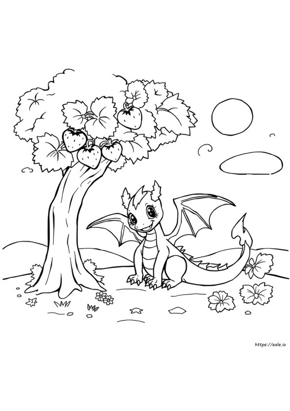 Erdbeer Shortcake Fledermausdrache Ausmalbilder