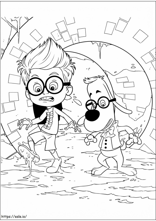 Mr. Peabody And Sherman 2 coloring page