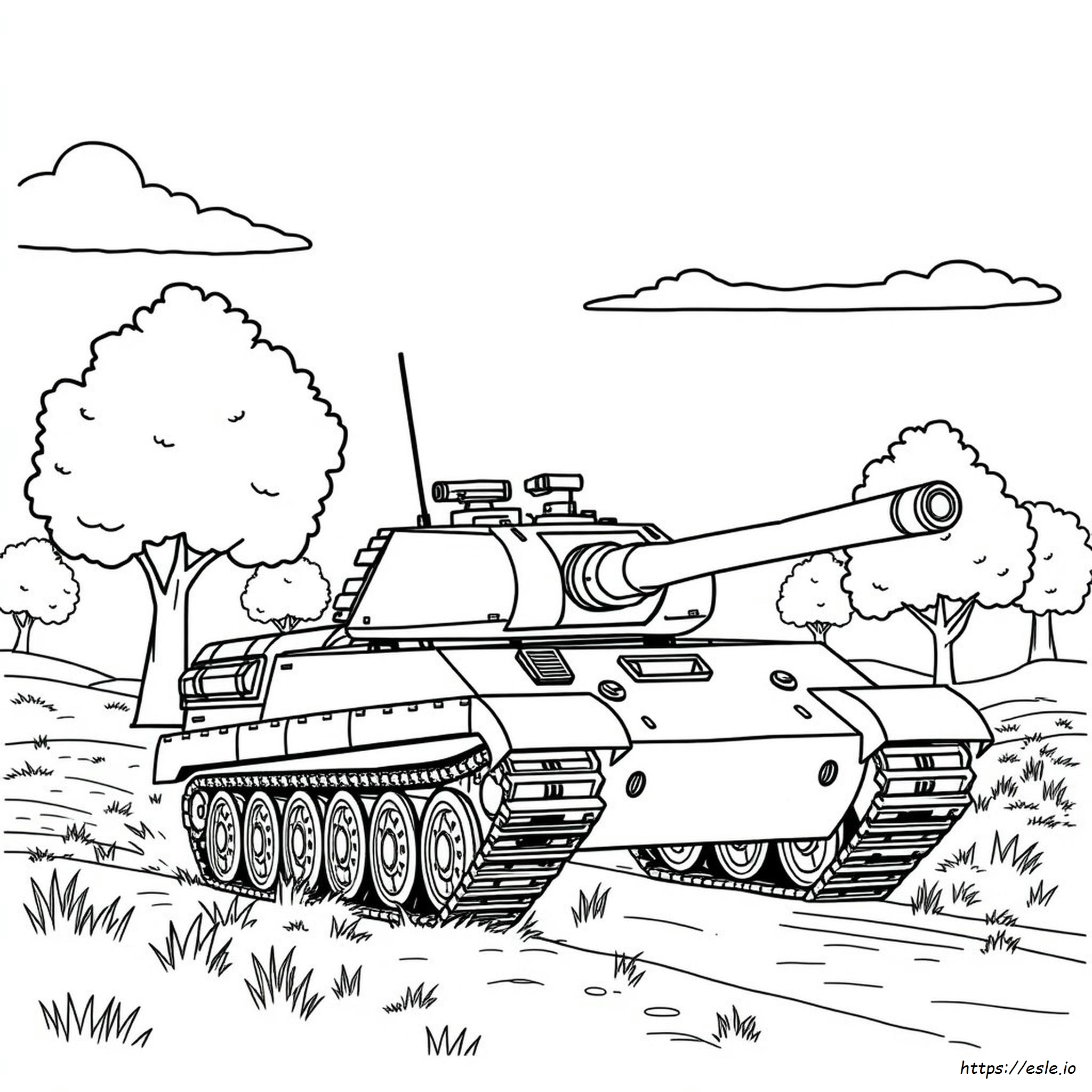 Coloring Pages Of Army Tanks