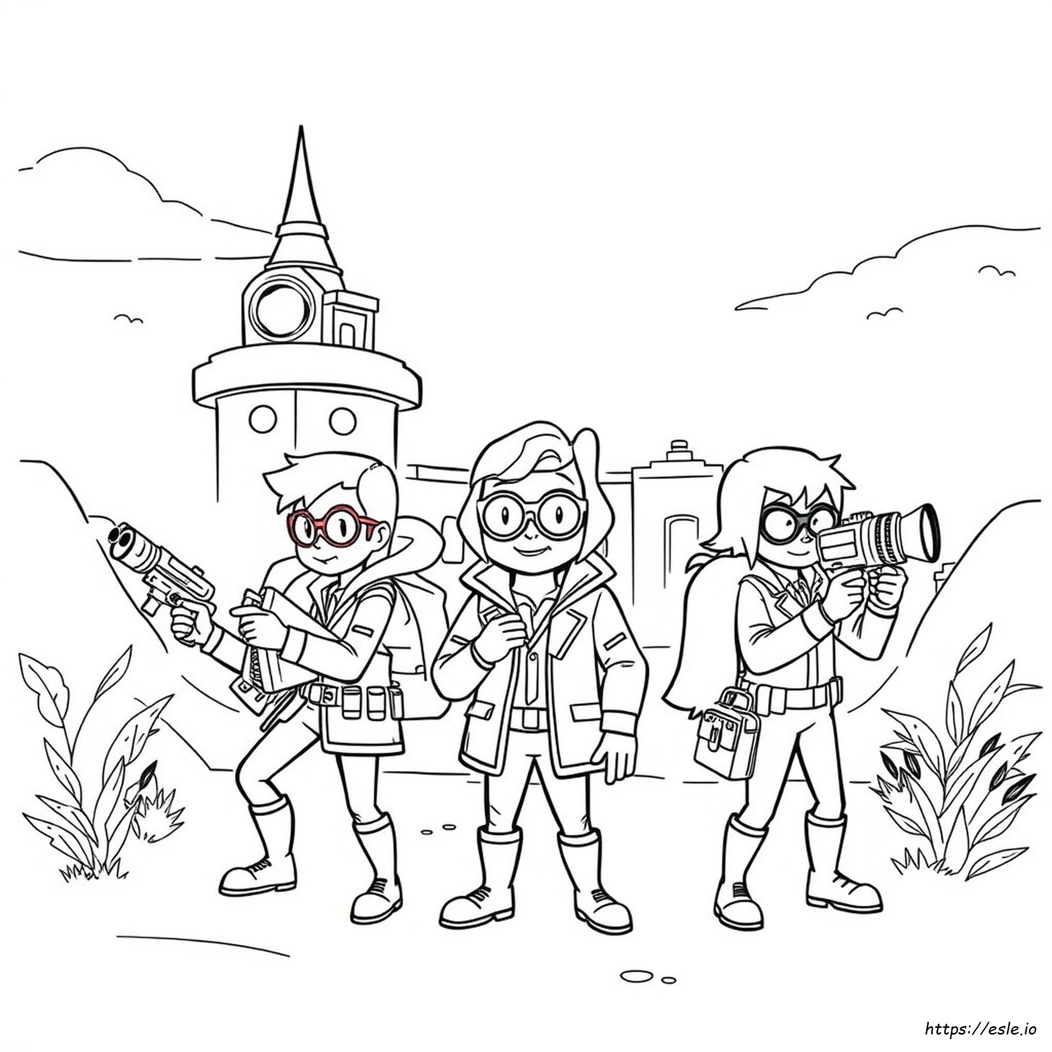 Fresh Beat Band Of Spies Coloring Pages