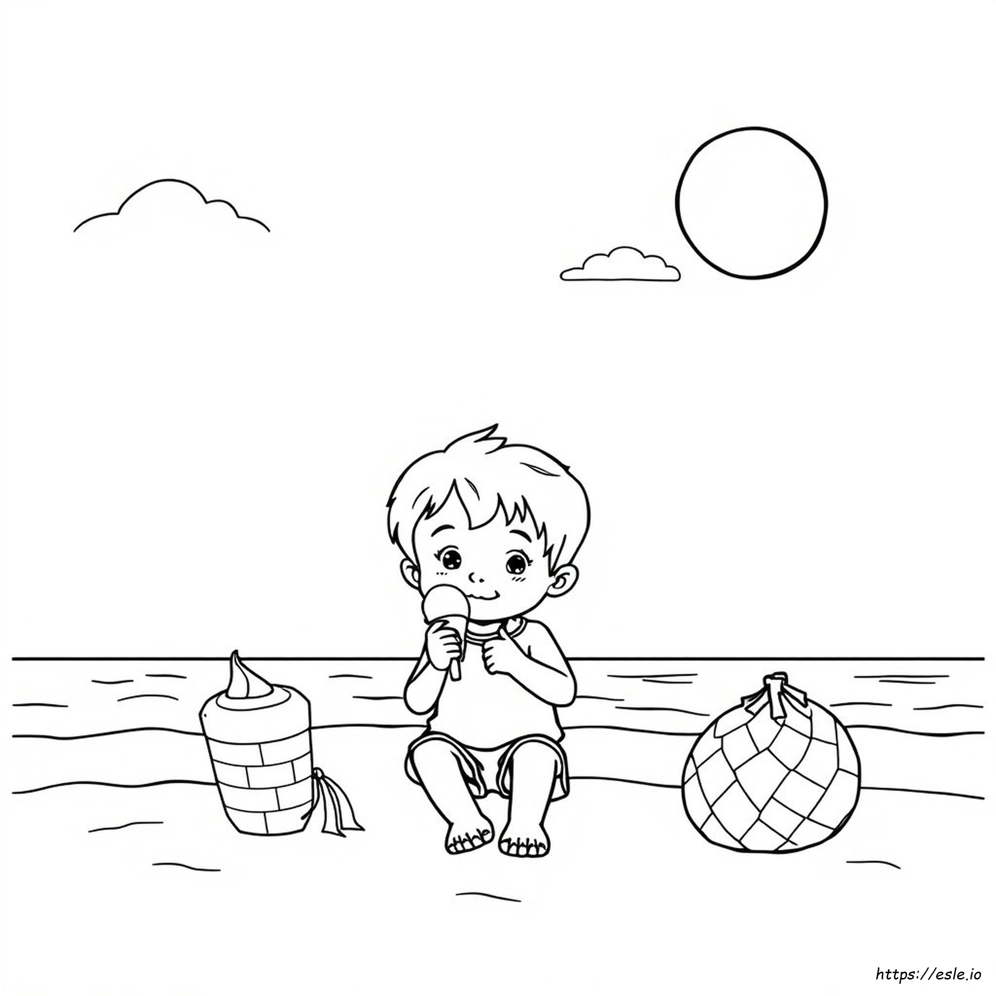 Summertime Coloring Pages For Kids