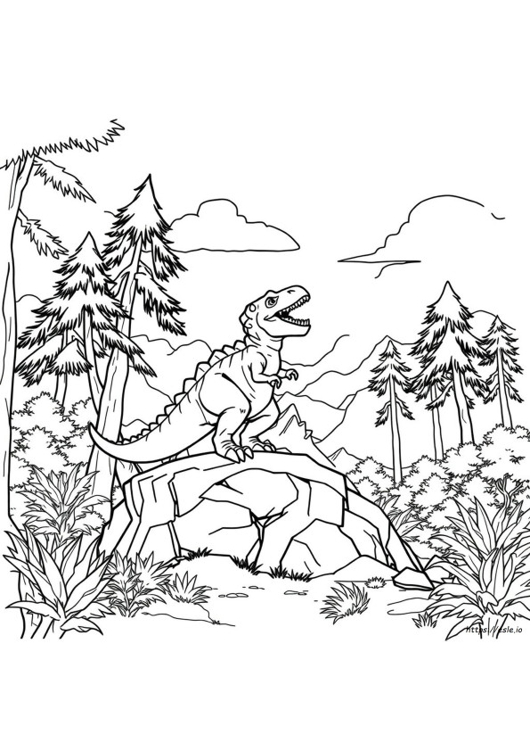 Dinosaur King Para Colorir