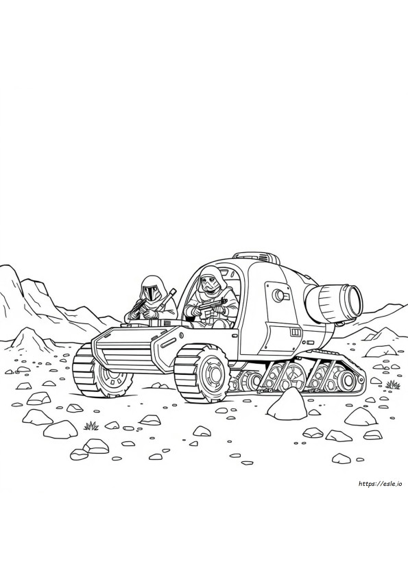 Jawa Para Colorear