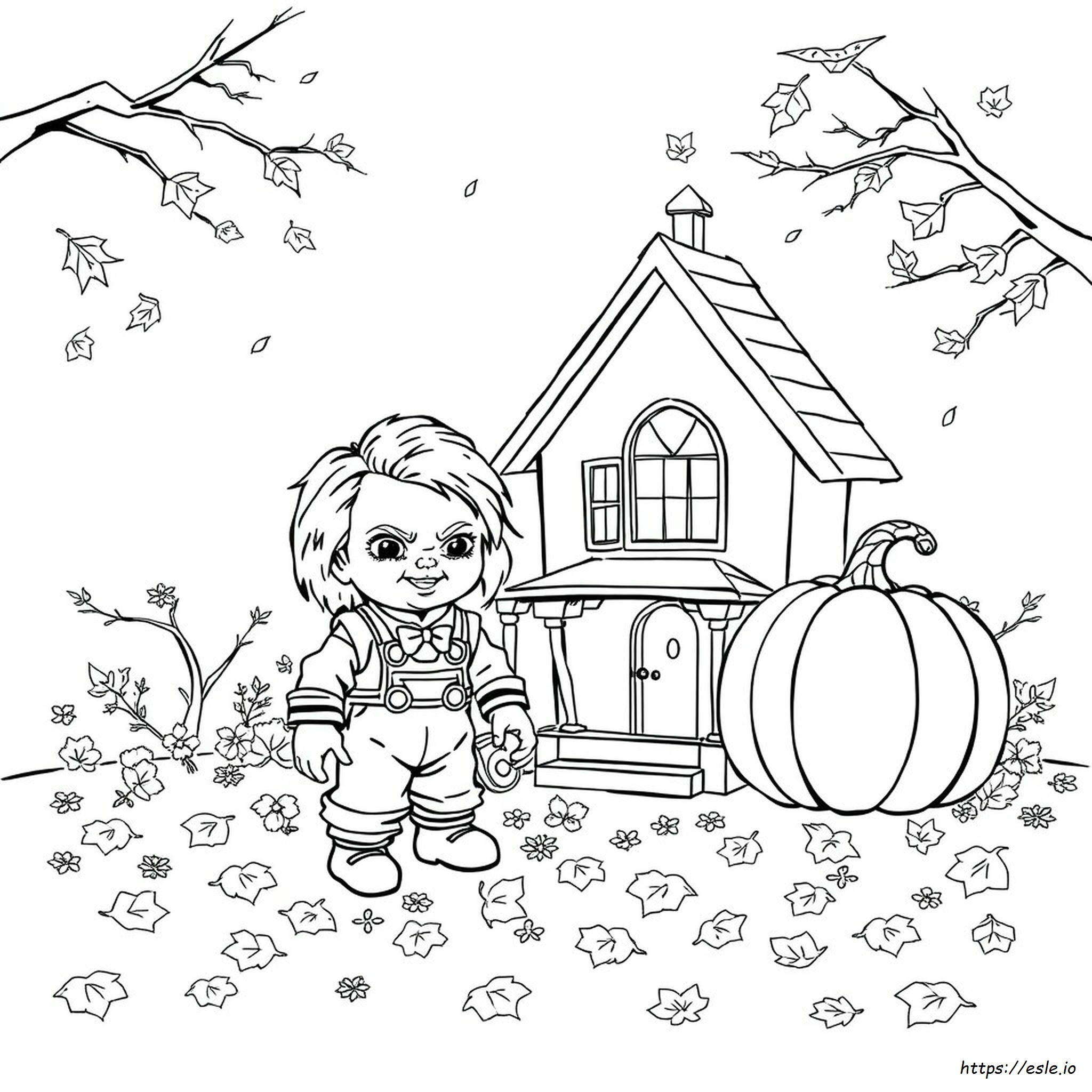Free Printable Chucky Coloring Pages