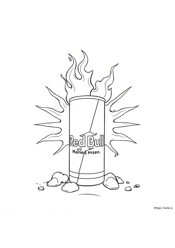 Coloriage Red Bull