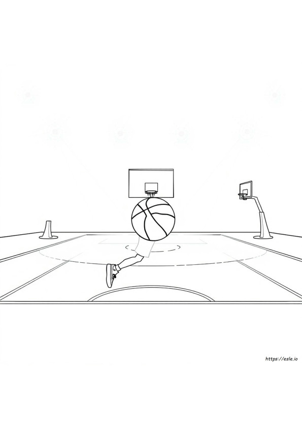 Coloriage Basketball