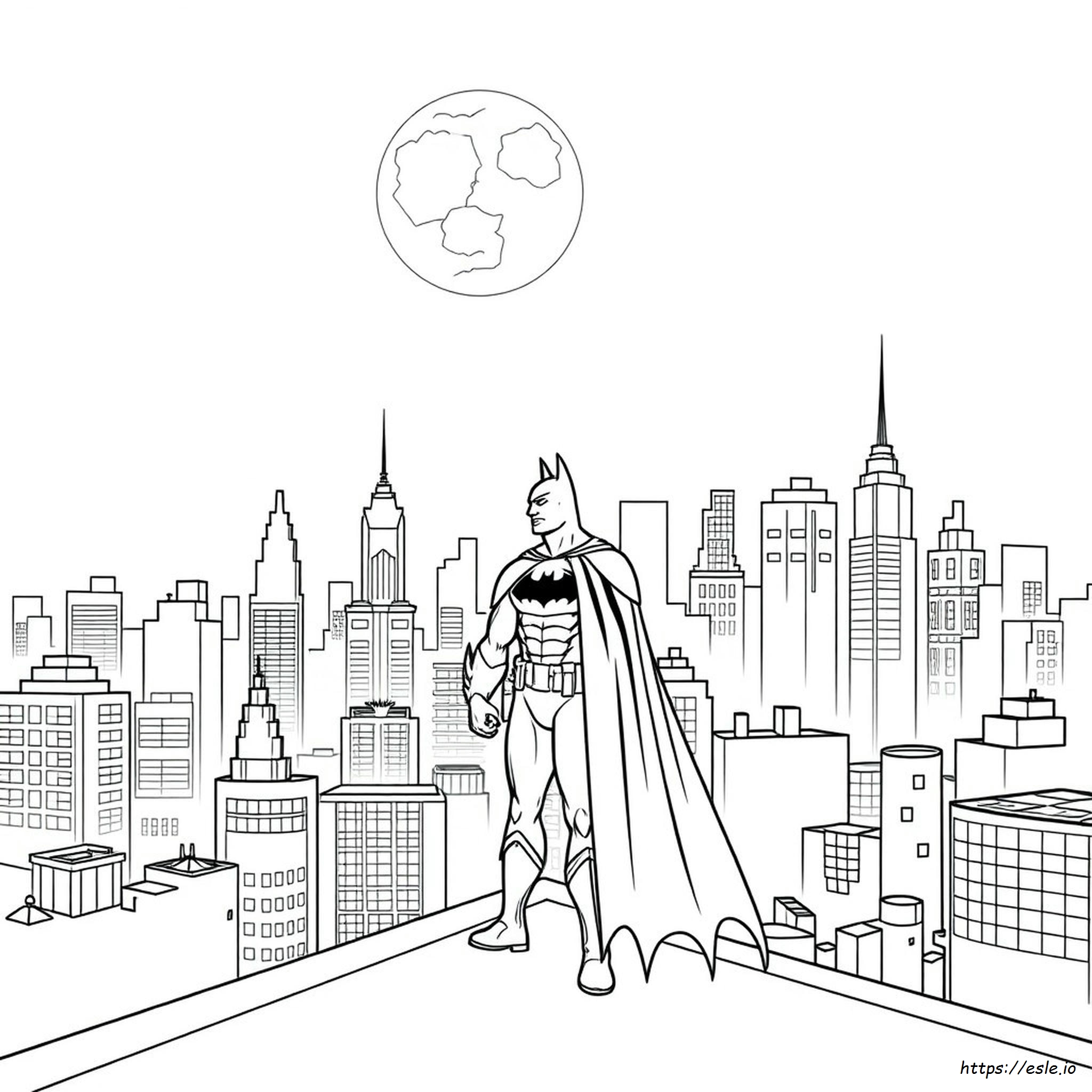 Full Page Batman Coloring Pages