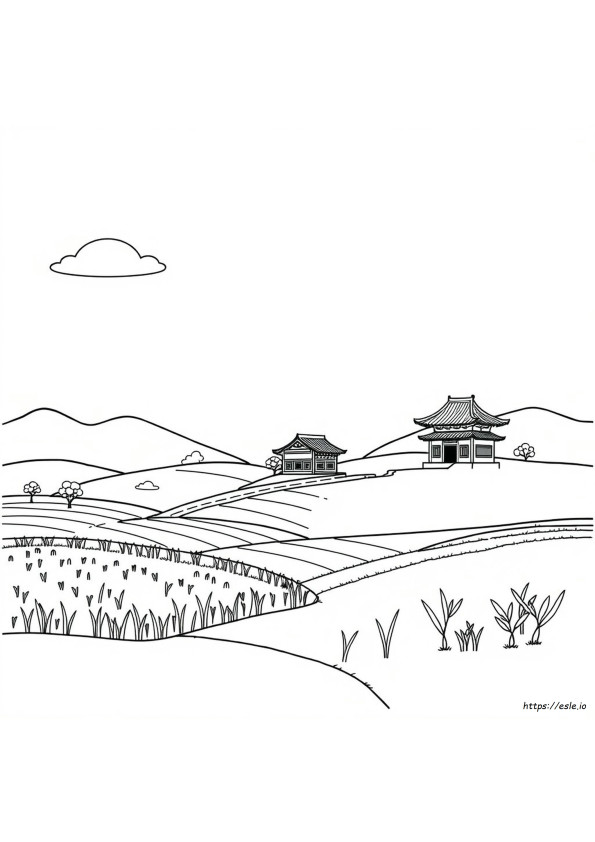 Gambar Mewarnai Korea.