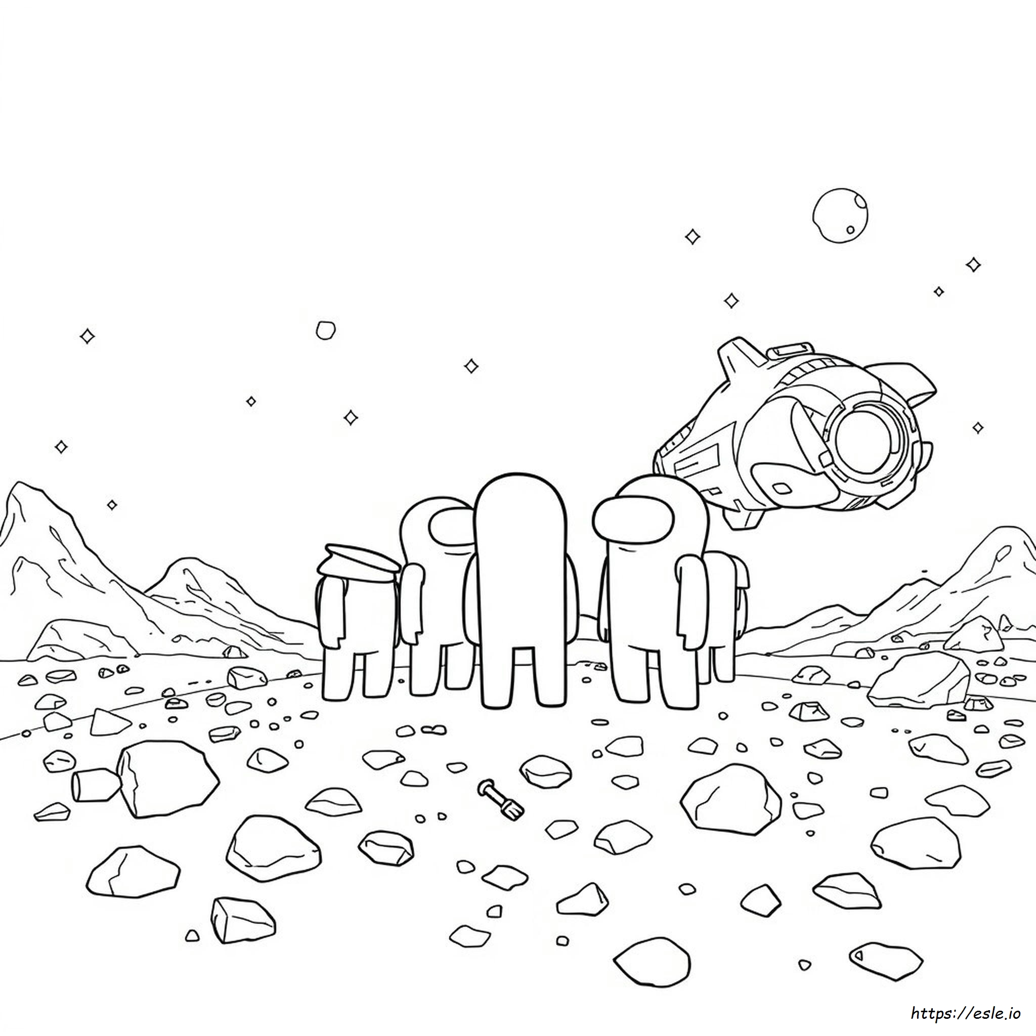 Coloring Among Us Para Colorear
