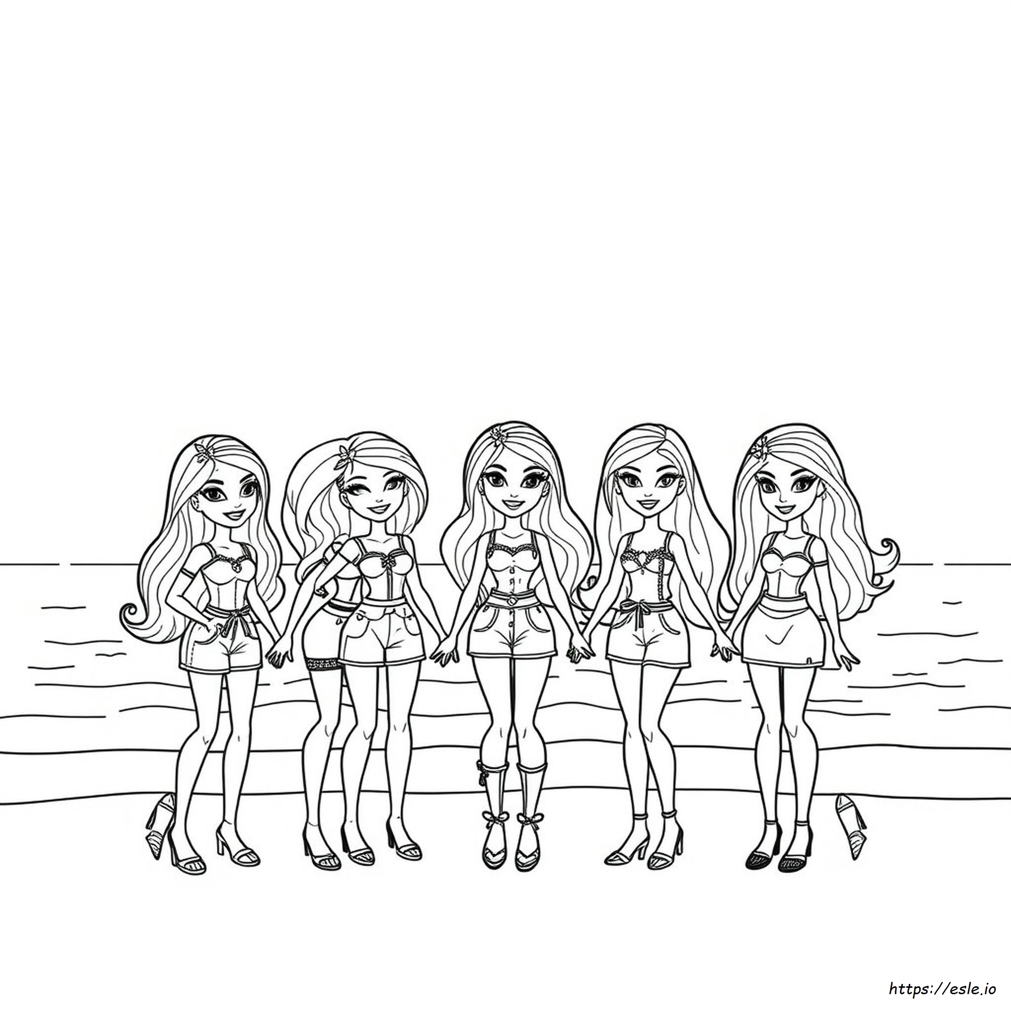 Bratz Coloring Pages Pdf