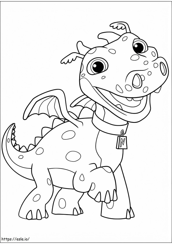 Norville Trollman From Wallykazam coloring page