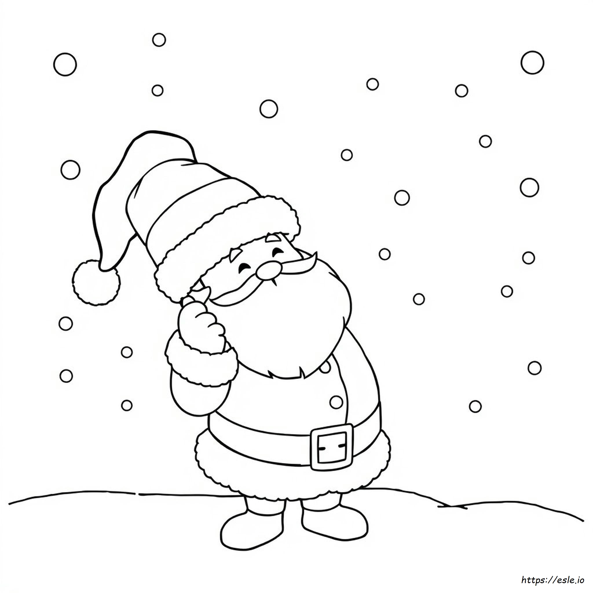 Free Printable Santa Hat Coloring Page