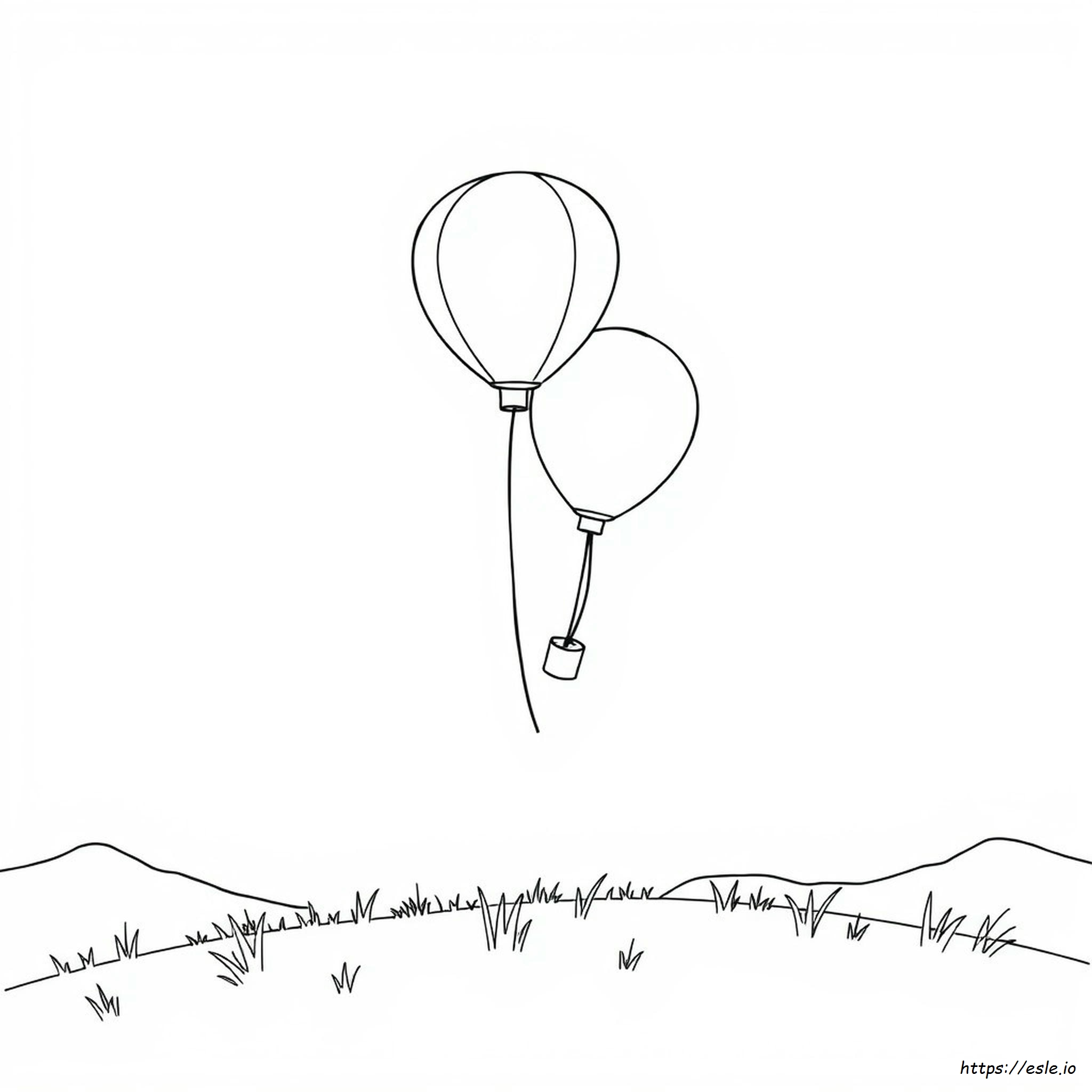Balloon Coloring Pictures