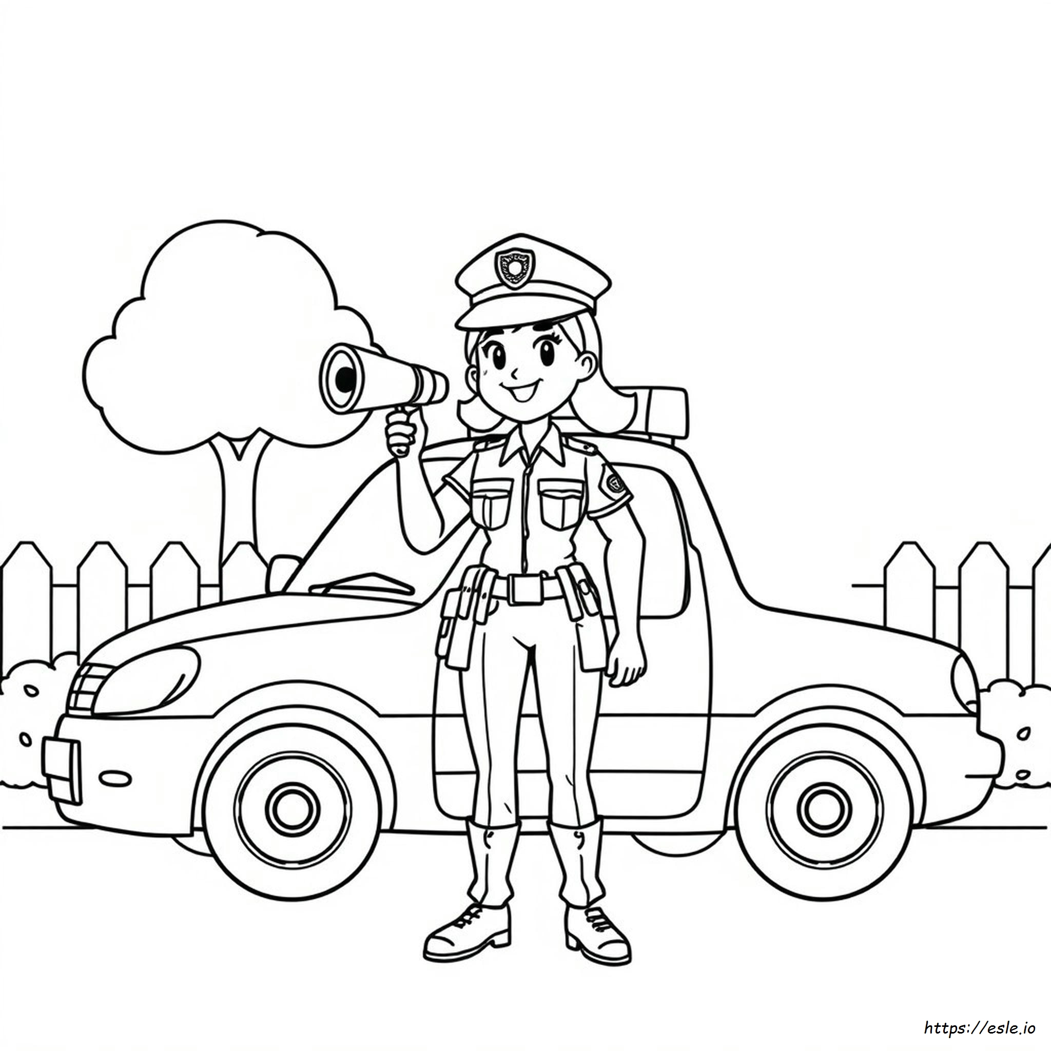Immagini Da Colorare Di Poliziotti