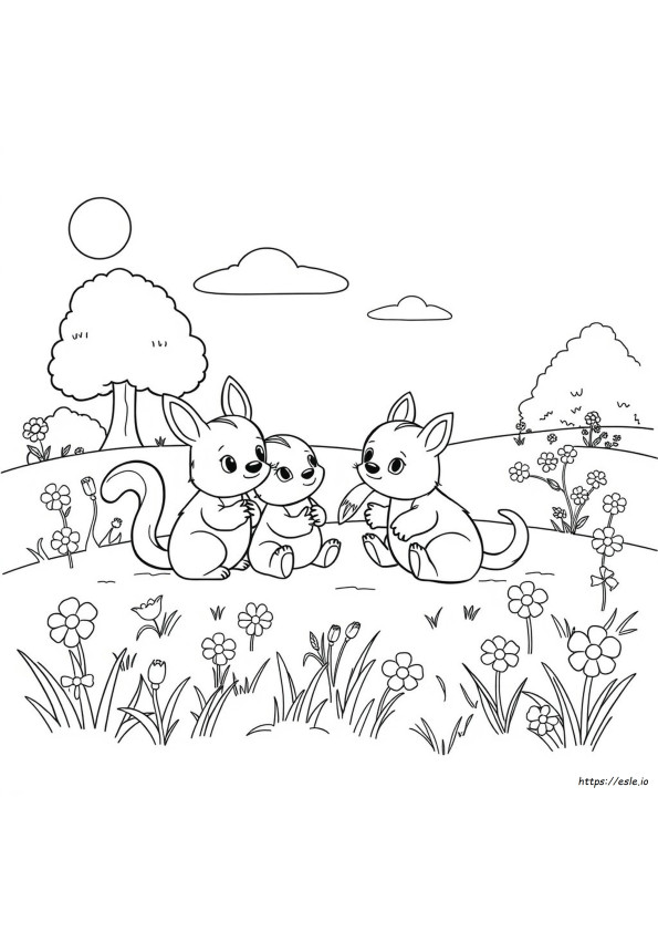 Free Printable Critters Coloring Pages