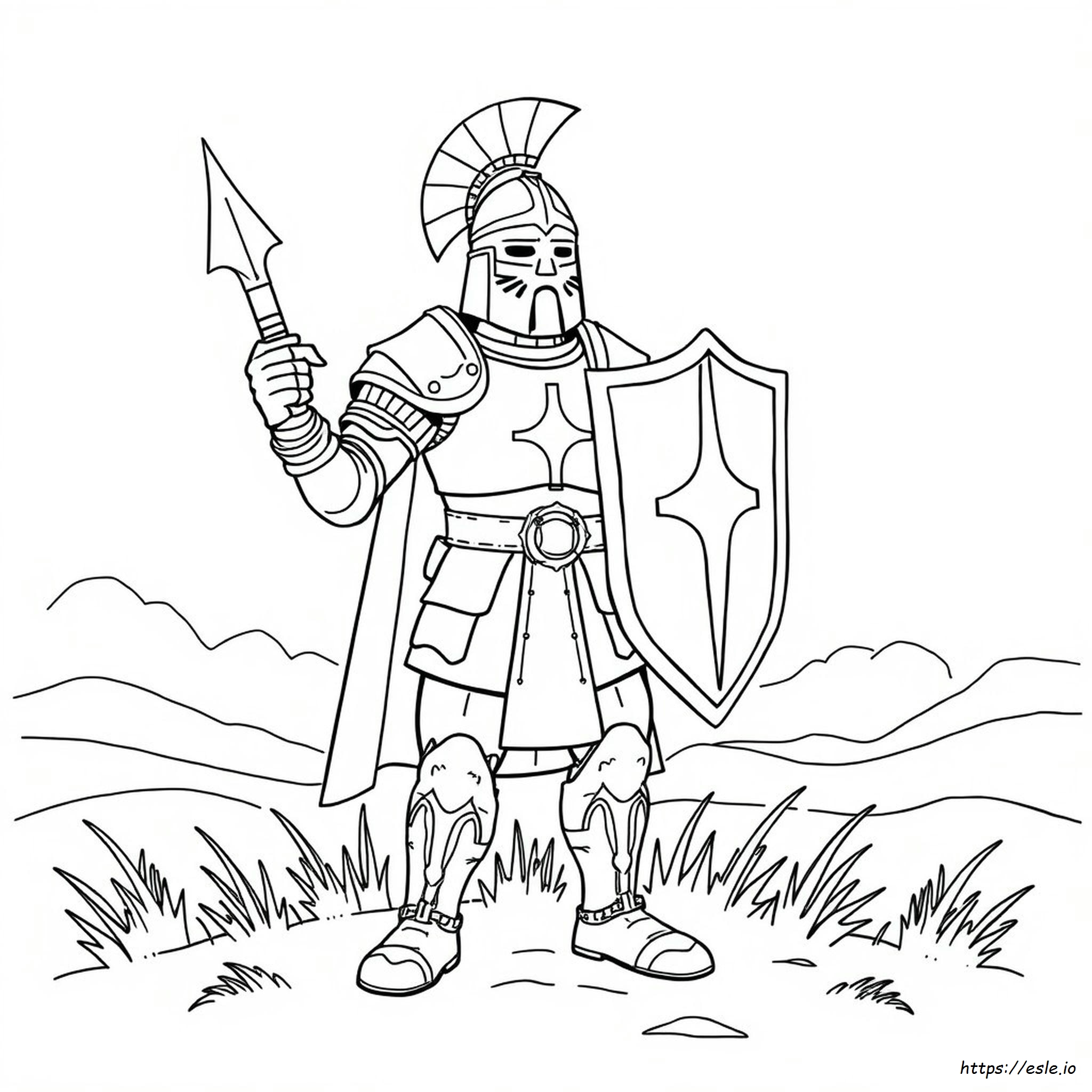 Full Armor Of God Coloring Page