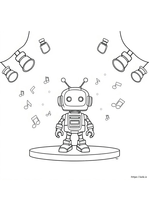 Boogie Bot Boyama Sayfası