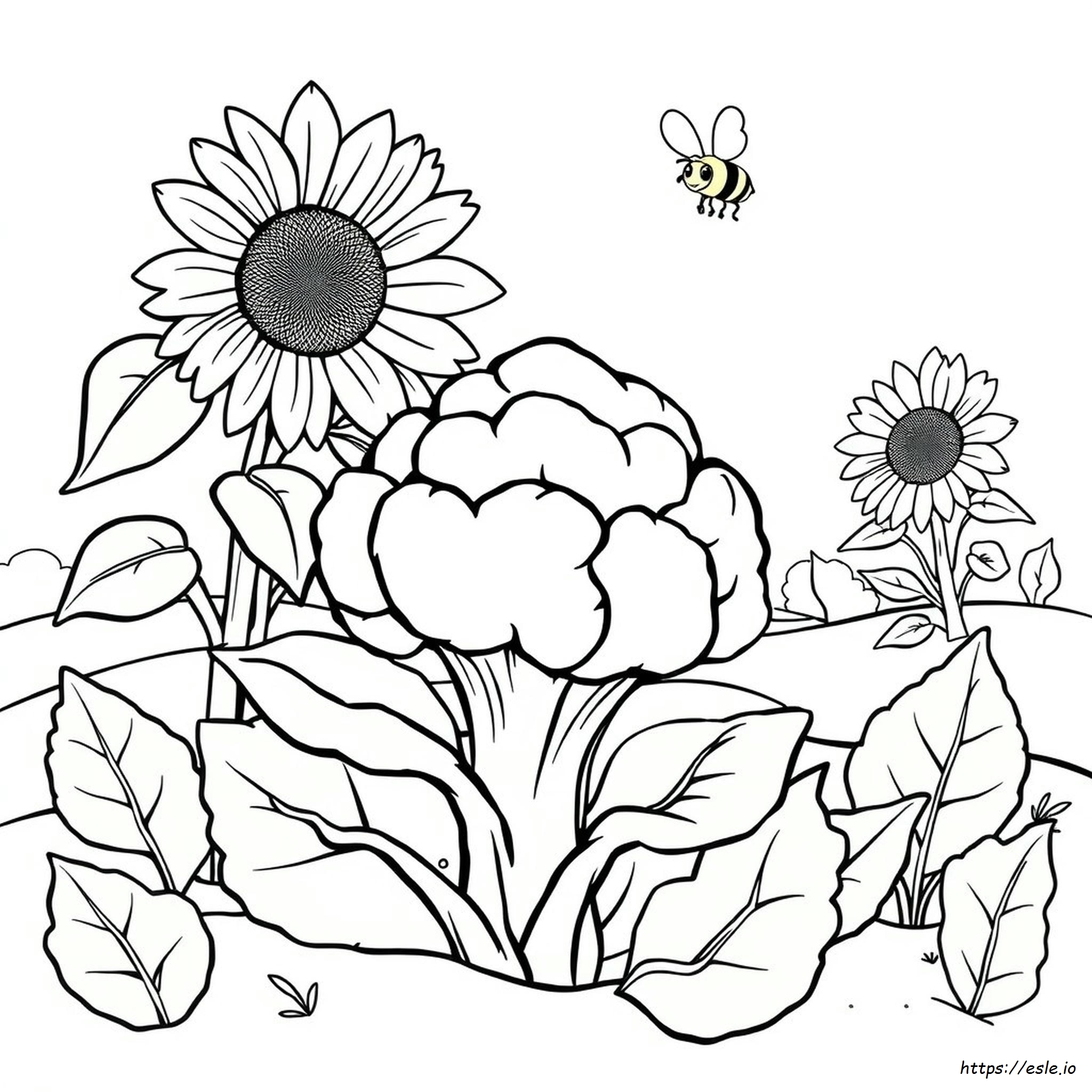 Green Vegetables Coloring Pages