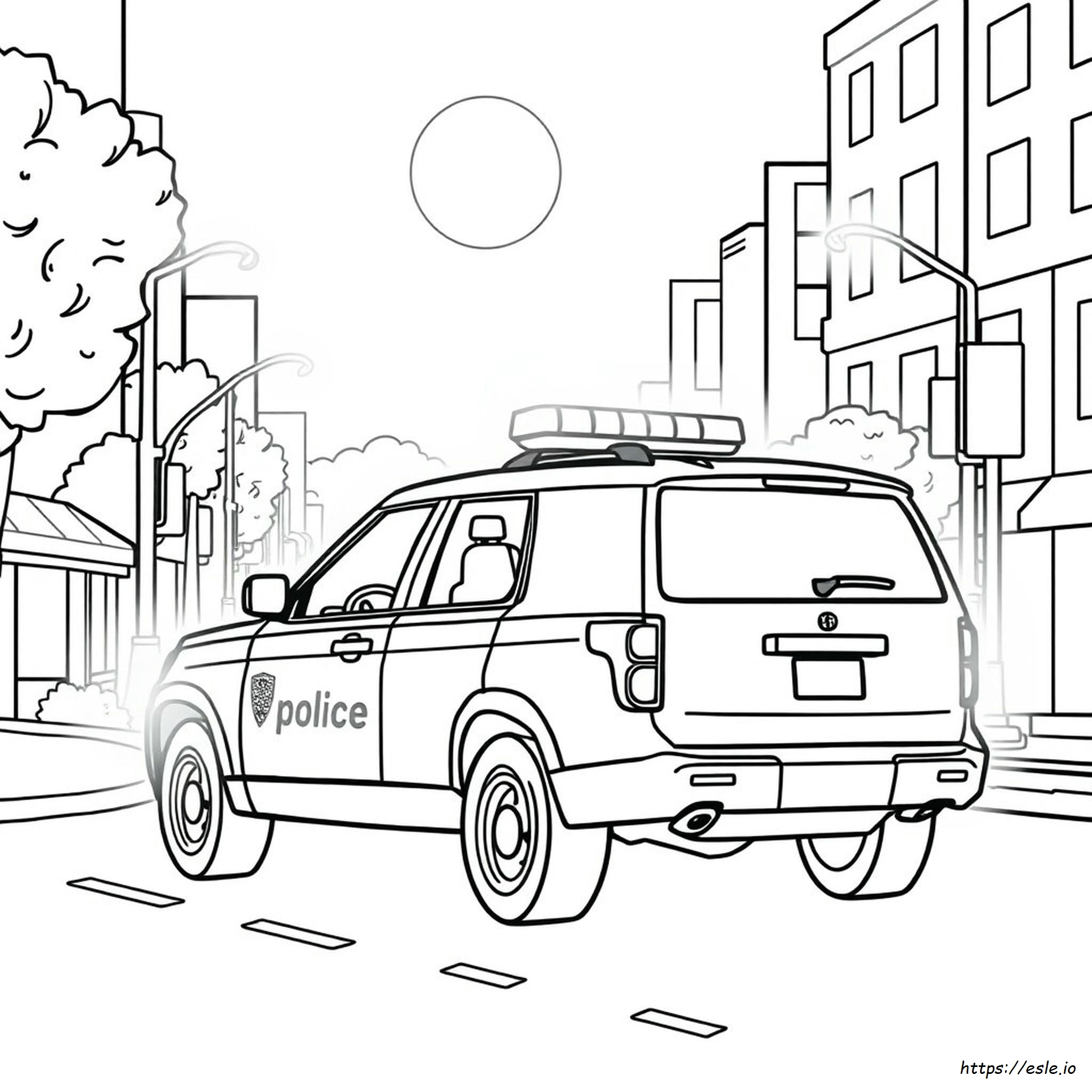 Drawing Police Suv Coloring Pages