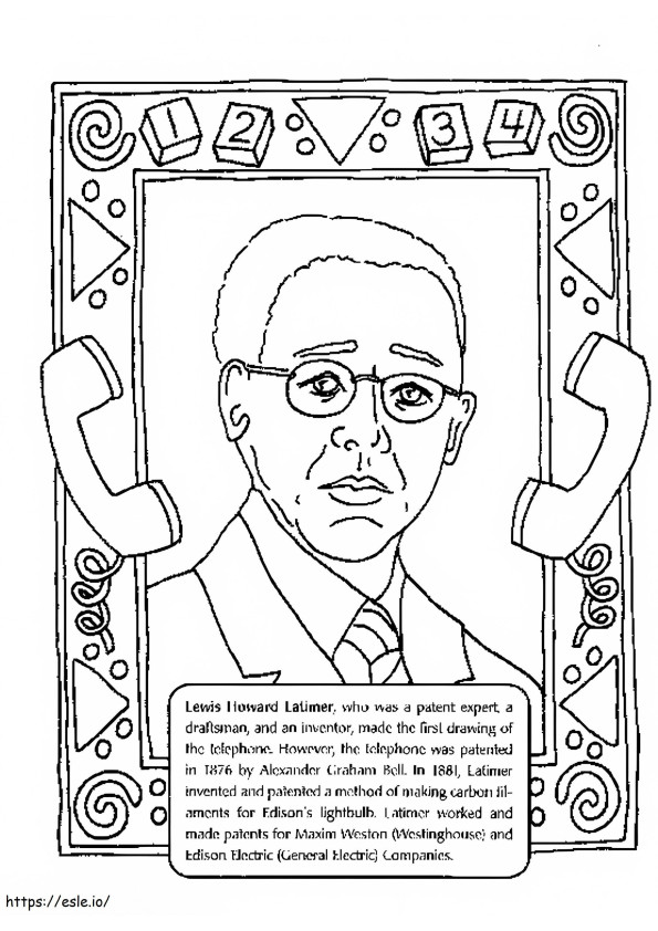 Black History Month 1 coloring page