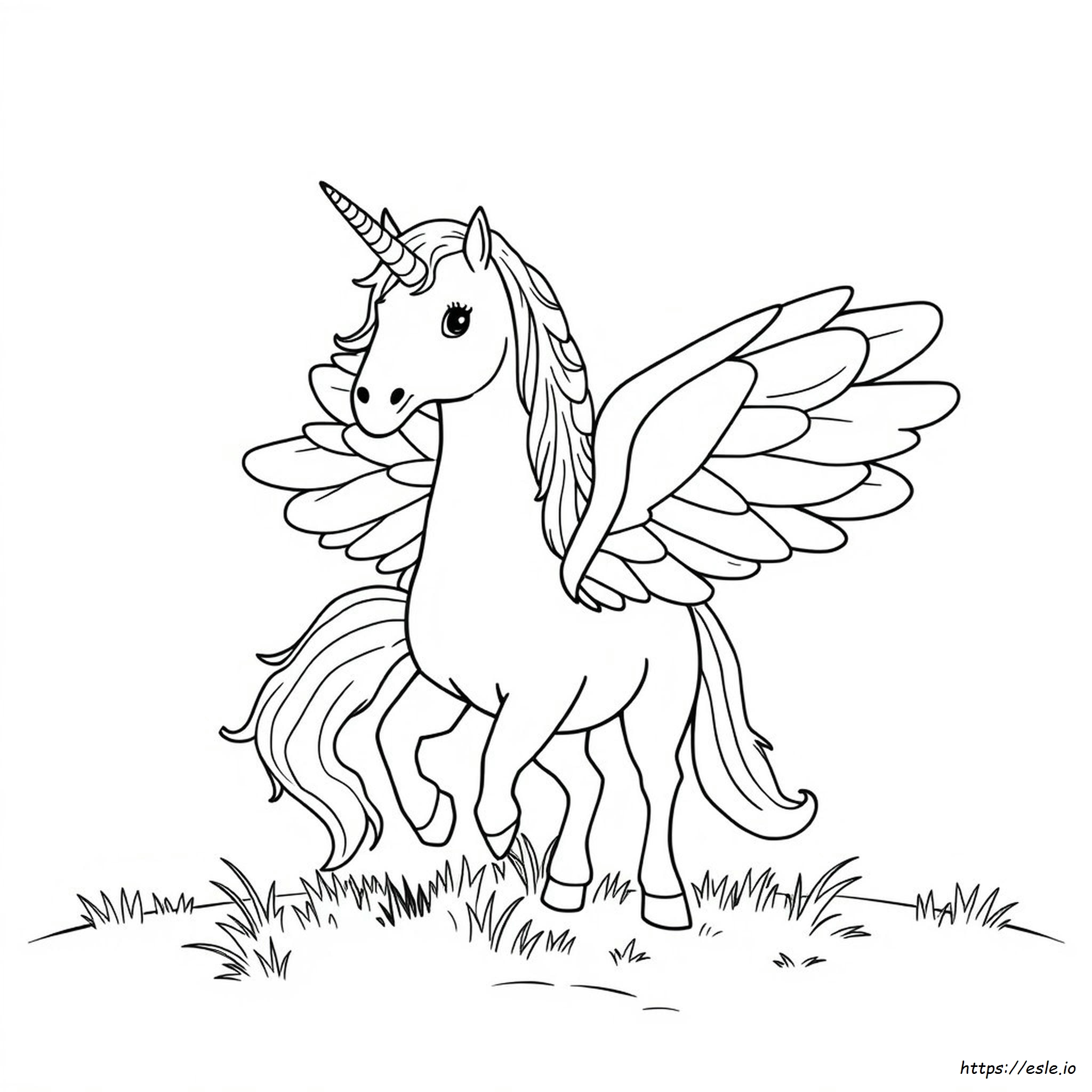 Coloring Pages Of Unicorns With Wings
